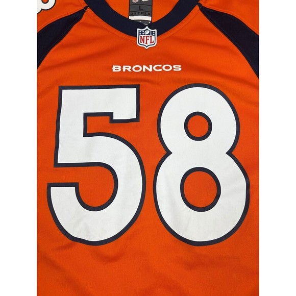 Nike On Field Denver Broncos Von Miller 58 L Sewn Jersey - Picture 7 of 7